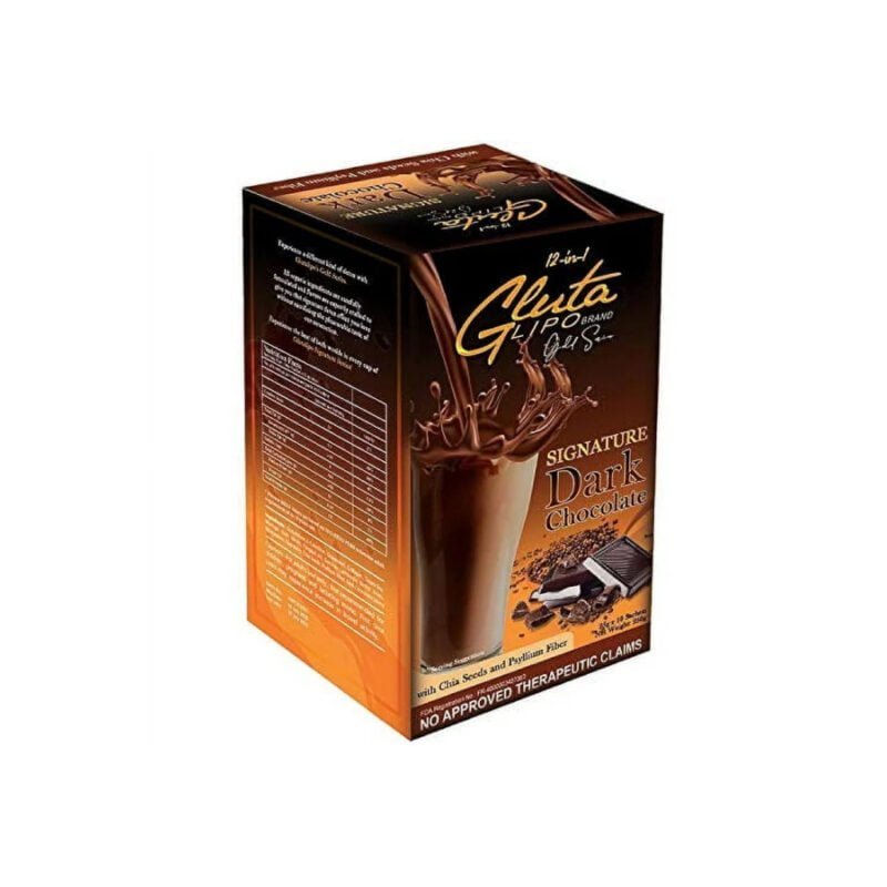 12-in-1 Gluta Lipo Gold Series Signature Dark Chocolate