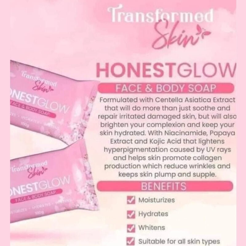 Honest Glow Glass Skin Soap