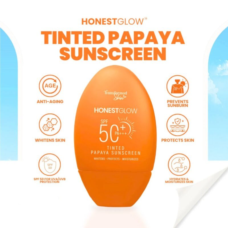 Honest Glow Tinted Papaya Sunscreen