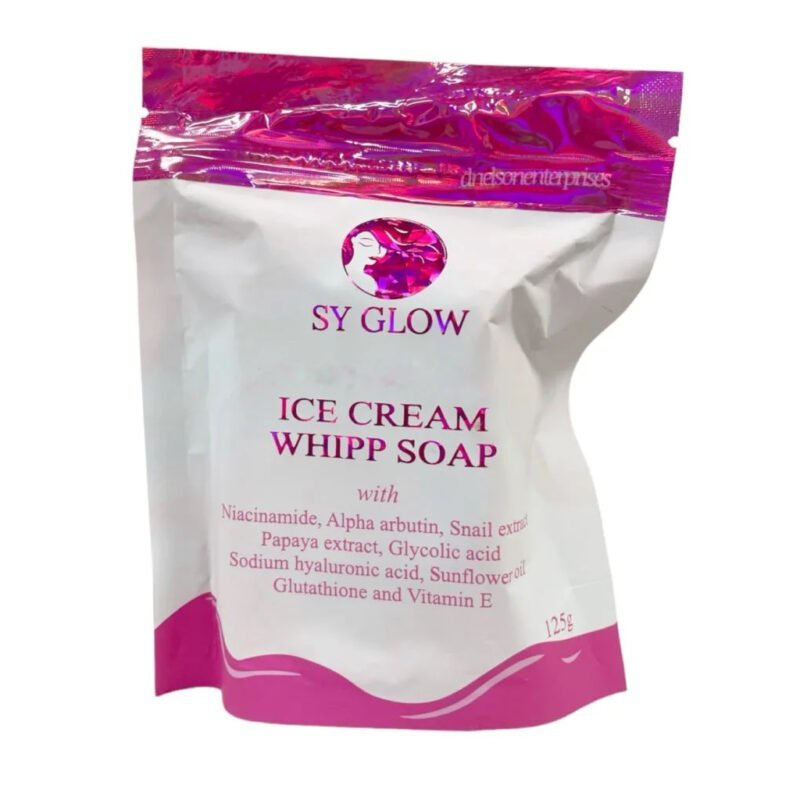 SY GLOW Fast White Ice Cream Whipp Soap, 125g