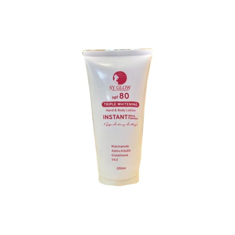 SY Glow Triple Whitening Lotion SPF 80 200ml For Hand Body